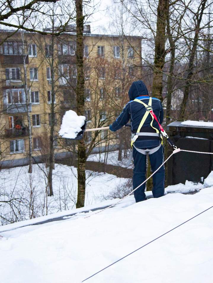 La sécurité de votre toiture en hiver.